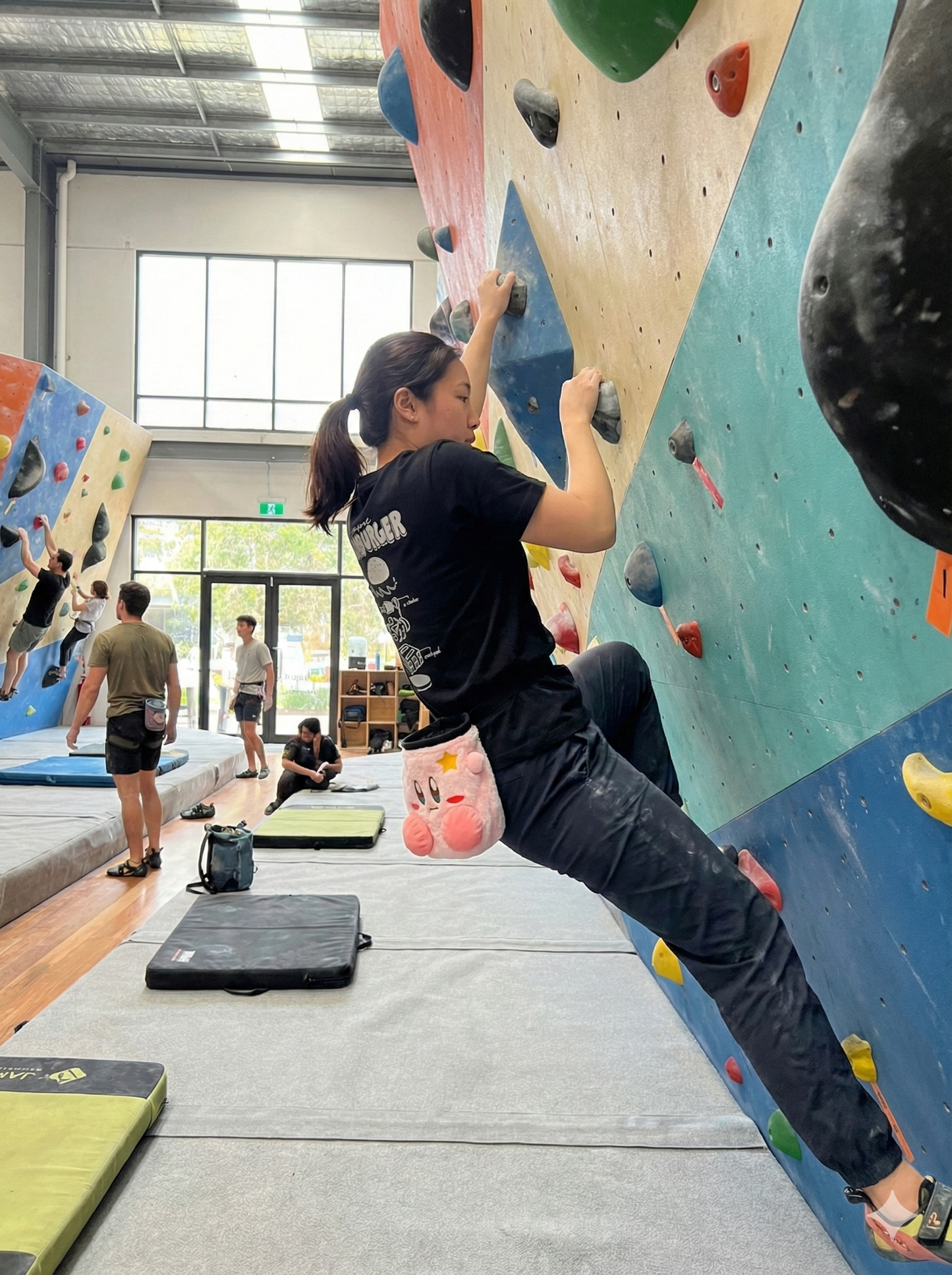 Pink Kirby Chalk Bag