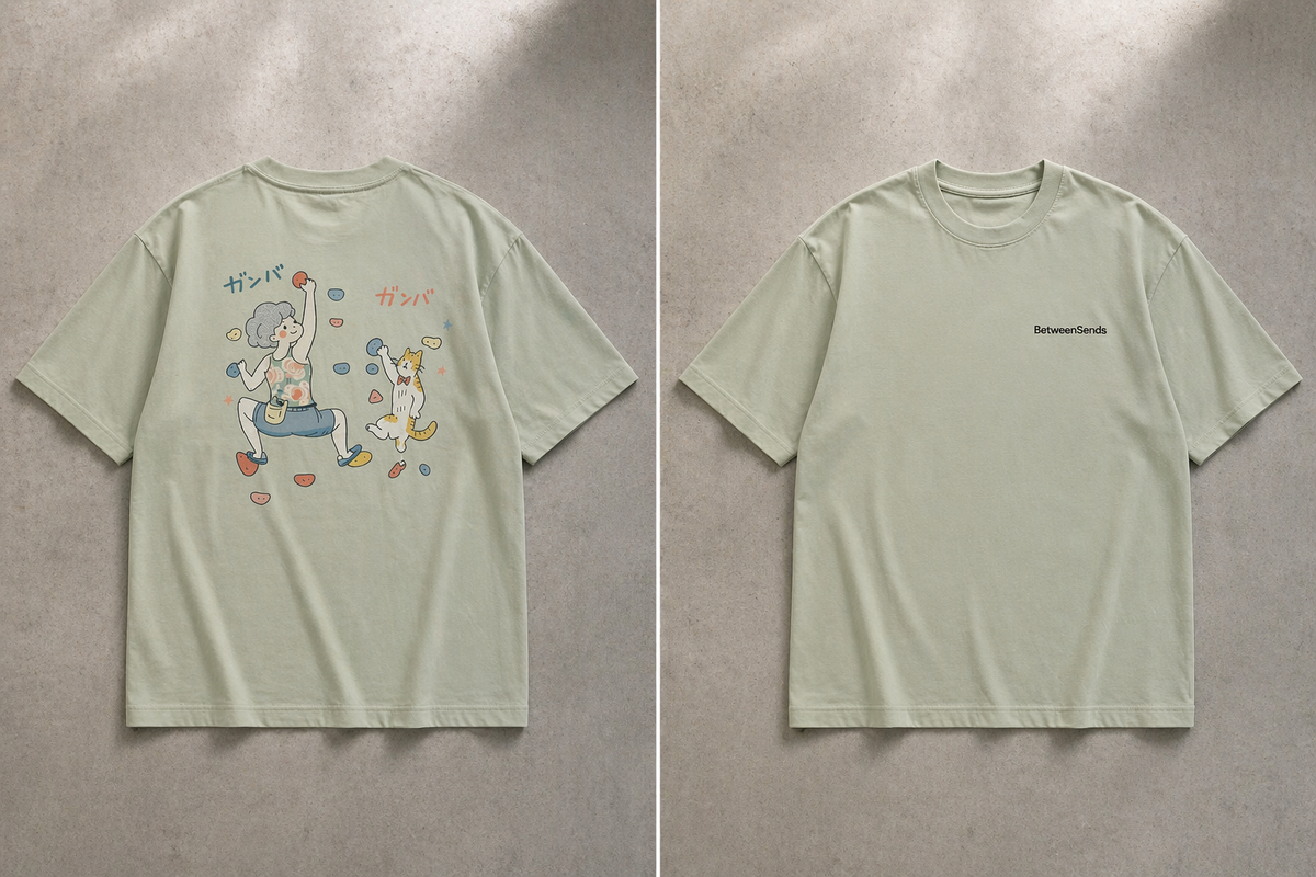 Off-Wall Graphic Tee flat front and back product photo