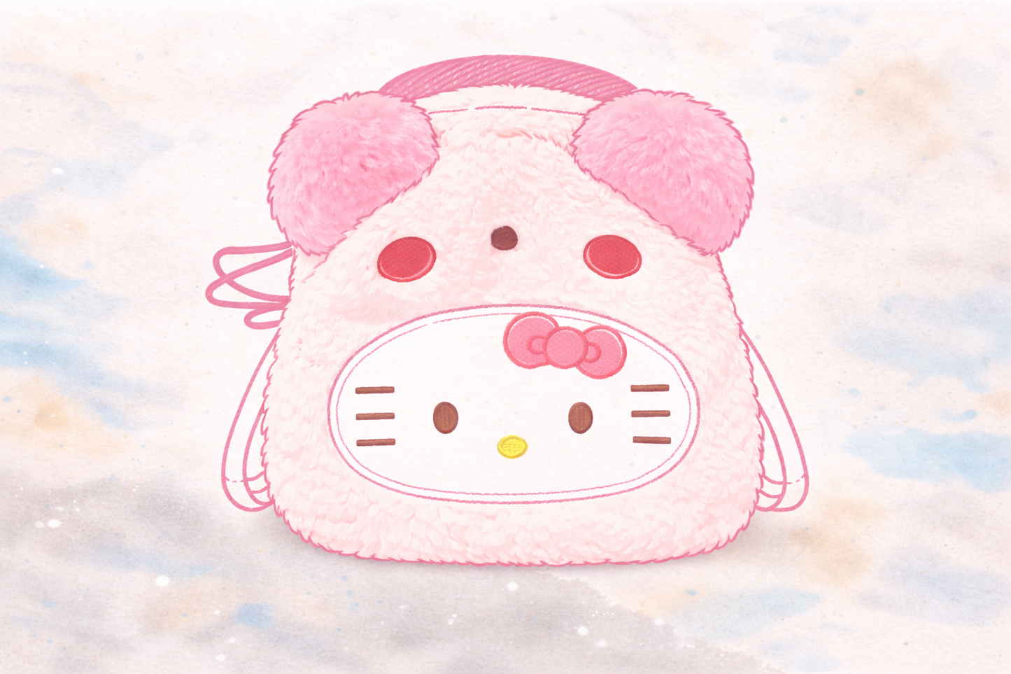 Pink Kitty Chalk Bag